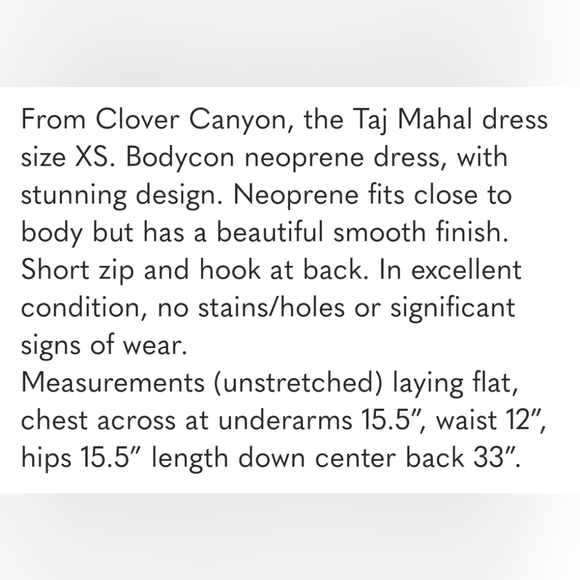 Clover Canyon Taj Mahal Dress - Picture 8 of 8
